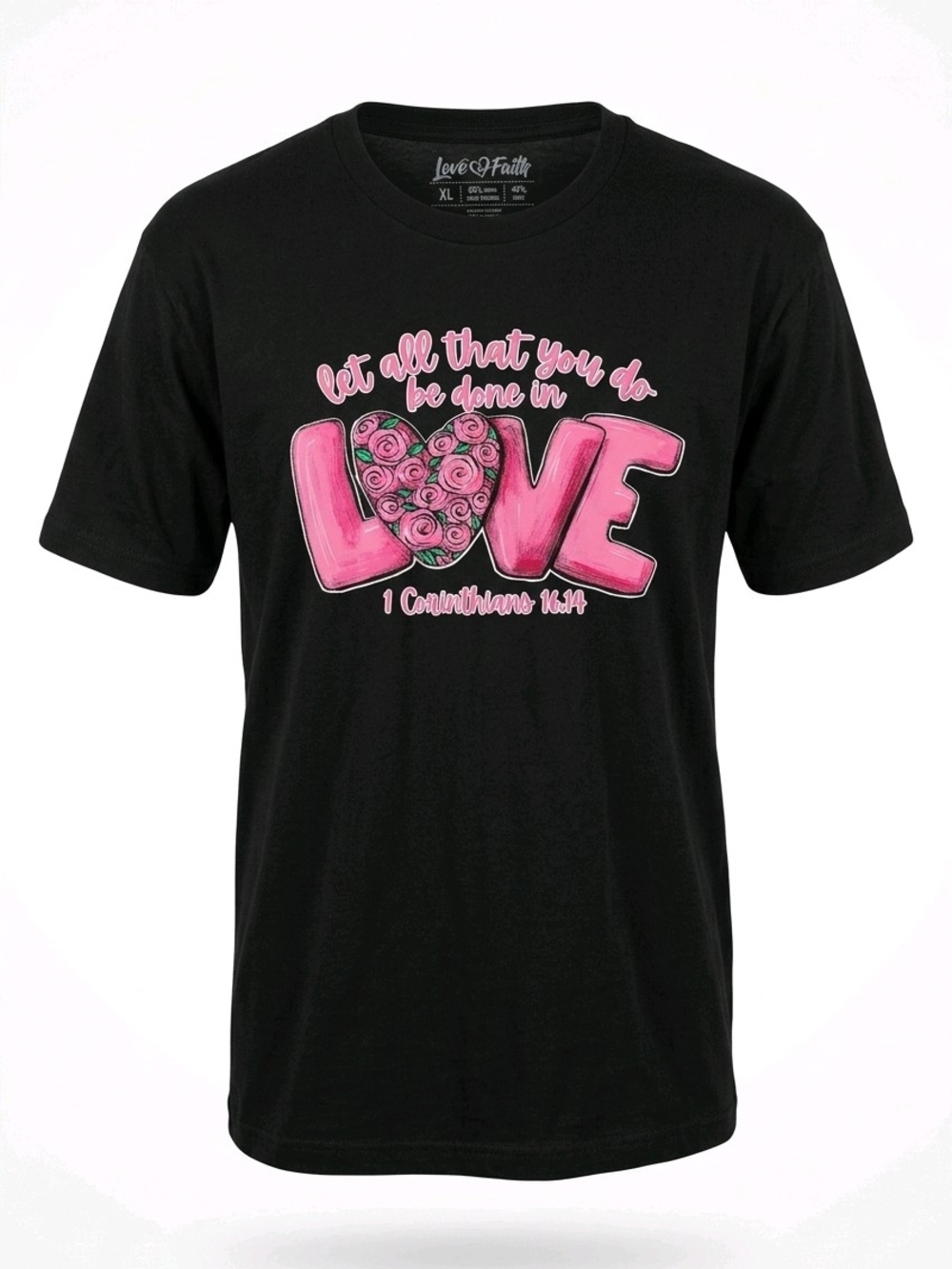Love in Faith Graphic T-Shirt - XL